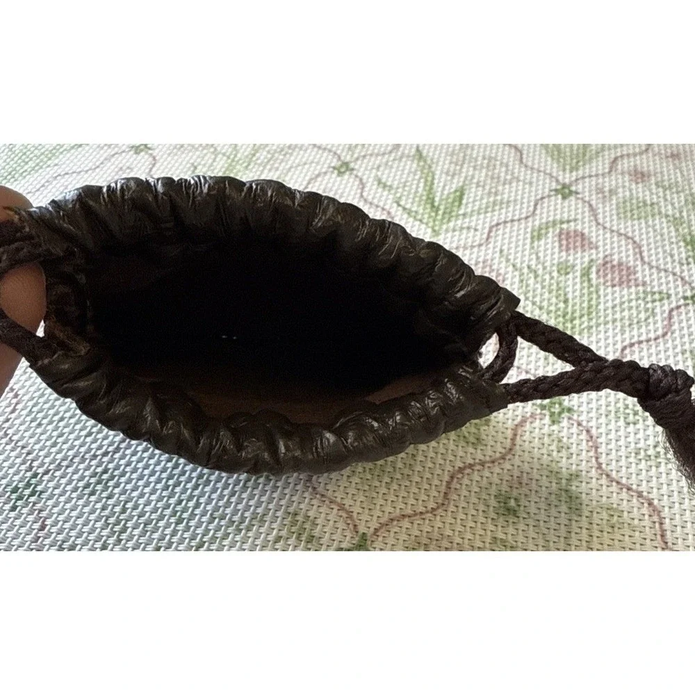 Vintage Lords Jewelers Inc Jewelry Pouch Black Drawstring‎ Storage Bag 3x3